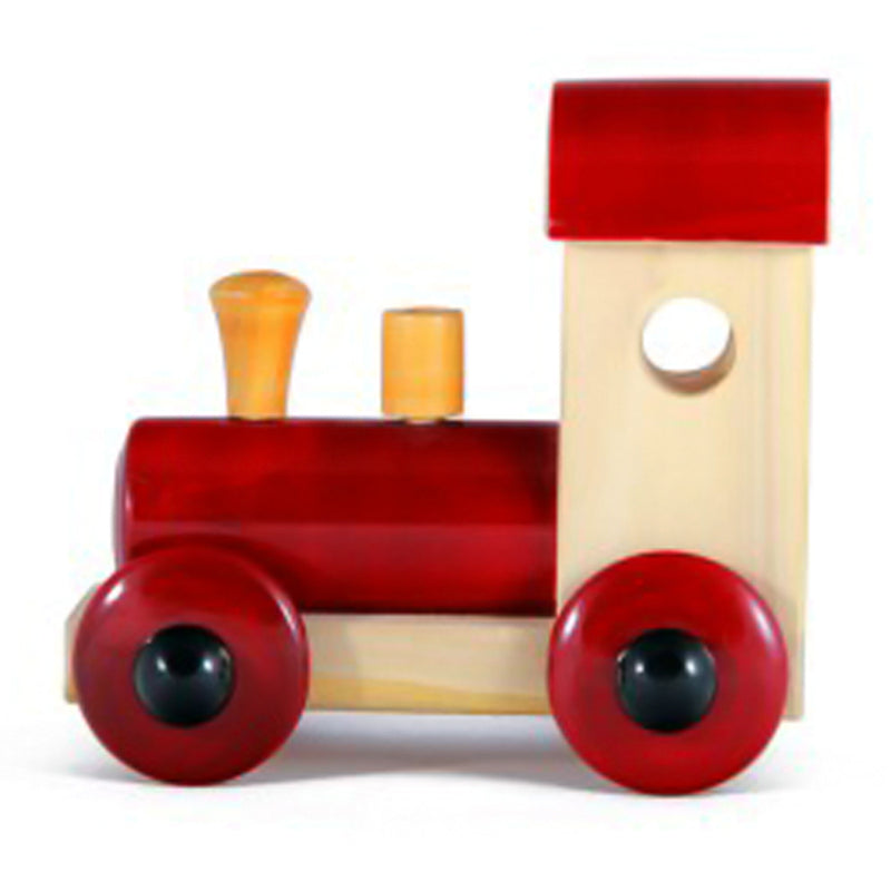 Channapatna Wooden Train Engine Toy (Red) pic-1