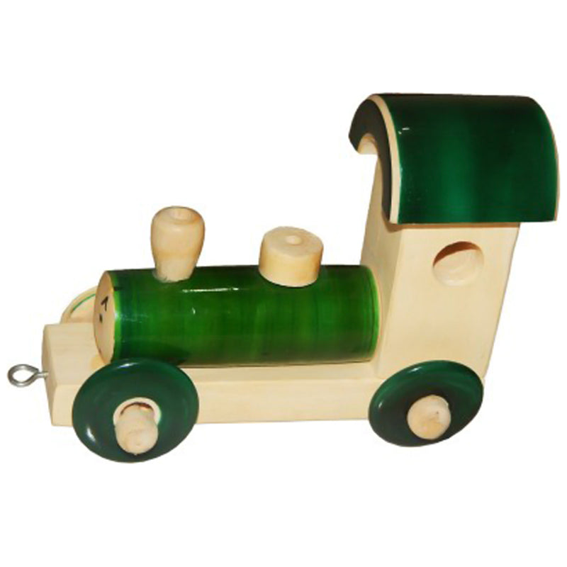 Channapatna  Wooden Rail Engine( Green) Toys