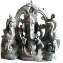 Pink Stone Ganesh on a Royal Dias Showpiece