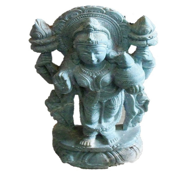 Green Stone Antique Goddess Laxmi Showpiece