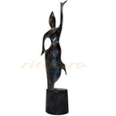 Horn Made Decor Item-Modern Art Engraving