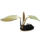 Frog on a Lotus Leaf - Home Decor Horn Work
