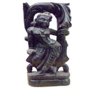 Handcrafted Black Stone Debadasi Work Showpiece