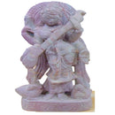 Devi Saraswati Pink Stone Work Showpiece