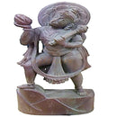 Pink Stone Lord Hanuman design with lens work