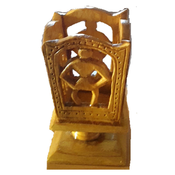 Wood Carving Pen Stand Work Showpiece