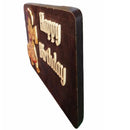 Wood Cutting Happy Birthday Showpiece