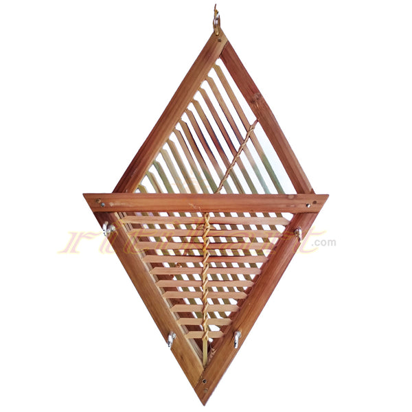 Wall Hanging Hand Made Key Stand from Bamboo
