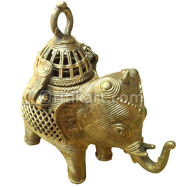 Dokra Brass Elephant speciality Showpiece