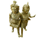 Dokra Tribal Couple Showpiece