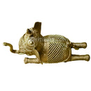 Dokra Crawling Elephant Showpiece