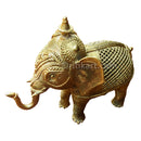 Dokra Art Product Elephant Showpiece