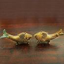 Dokra Art Product  Dual Fish Showpiece-pic3