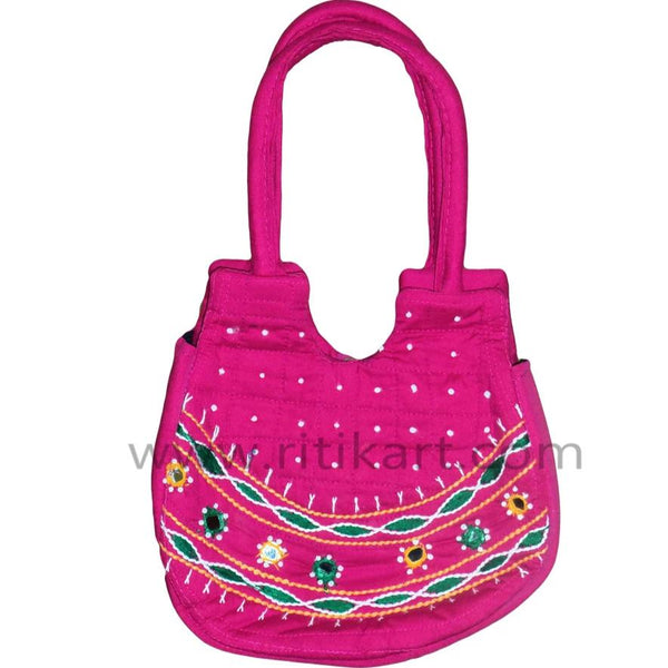 Pipili Hand Made fancy Ladies Pink Bag