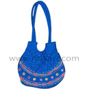 Hand Made fancy Ladies Vanity Blue Bag