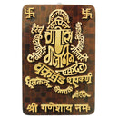 Wood cutting Ganesh Showpiece