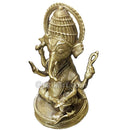 Dokra Brass Sitting Ganesh Special Showpiece