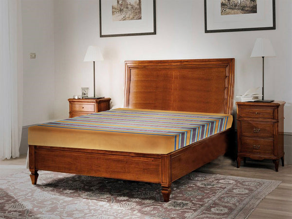 Odisha Sambalpuri Double Bed Sheet Brown Base Color