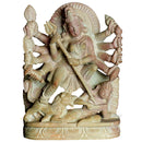 Lord Durga Pink Stone Statue