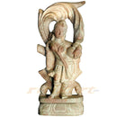 Pink Stone Deva Dasi Work Showpiece