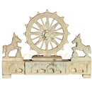 Pink Stone Work Konark Wheel