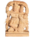 Pink Stone Lord Radha Krishna Murti