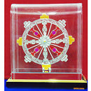 Silver Filigree Konark Wheel Showpiece