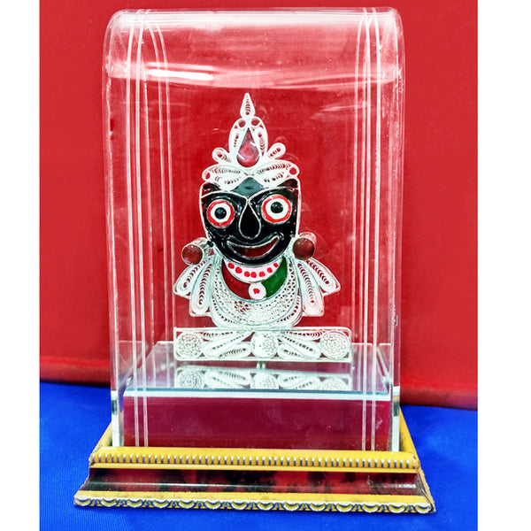 Lord Jagannath Silver Filigree Showpiece