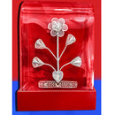 Silver Filigree Flower Design