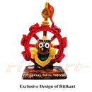 Lord Jagannath Idol With Nila Chakra Marble Statue