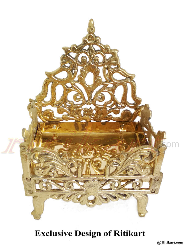 Pure Brass Metal Made God Singhasan from Balakati Odisha pic-1
