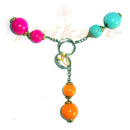 Wooden Ball Key Ring Set Of 3