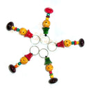 Wooden Joker Key Ring Set Of 5