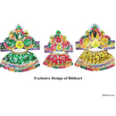 Jagannath Balabhadra Subhadra puja Mukta dress(4/6/8/10 inches)-pc1