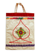 Applique Handmade Cotton Hand Bag-pc1