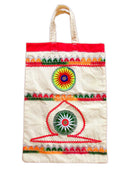 Applique Cotton Hand Bag