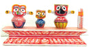 Jagannath Balabhadra Subhadra Wooden Idol Height 5 CMs-pc2