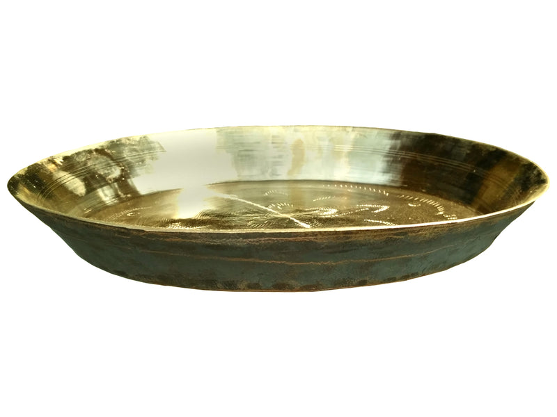 Kansa Thali (Bronze Dinner Plate) 11 Inch-pc2