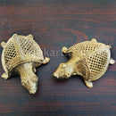 Dokra Bras Two Turtle Showpiece-pic4