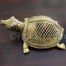 Dokra Art Product Big Turtle Showpiece-pic2
