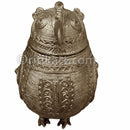Dhokra Brass Owl Container
