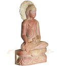 Sitting Budha Pink Stone Work Showpiece-pic2