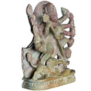 Lord Durga Pink Stone Statue-pic2