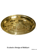 Brass puja thali from Balakati