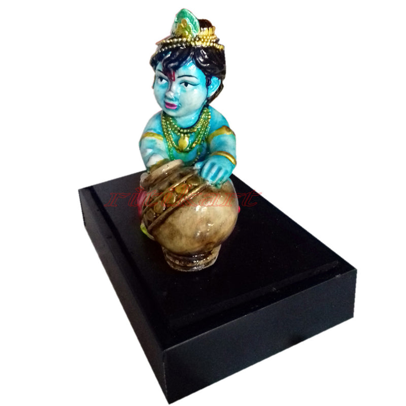 Marble work Lord Krishna Statue-pic2