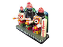 Lord Jagannath Balabhadra Subhadra Idol 4 Inch With Prabha pic-2