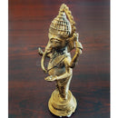 Dokra Brass standing Ganesh speciality Showpiece-pic2