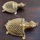Dokra Bras Two Turtle Showpiece-pic2