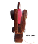 Hand-carved Wooden Rabbit Toy (Pink and Brown)-pic3