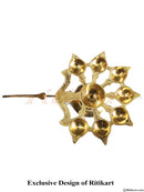 Brass Seven Aarati Karpur Stand pic-4